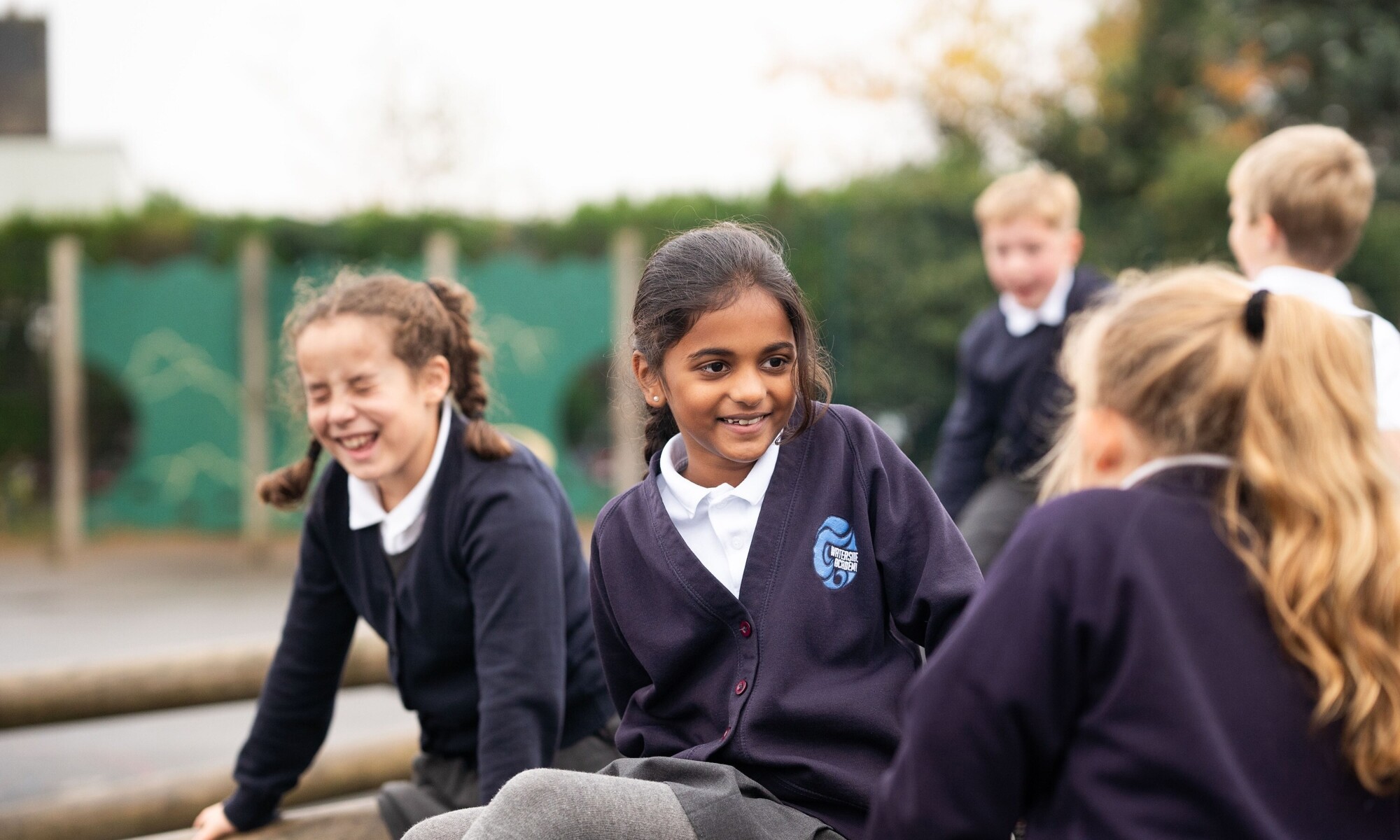 Students having fun at Lunch time