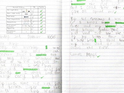 Year 1 writing examples
