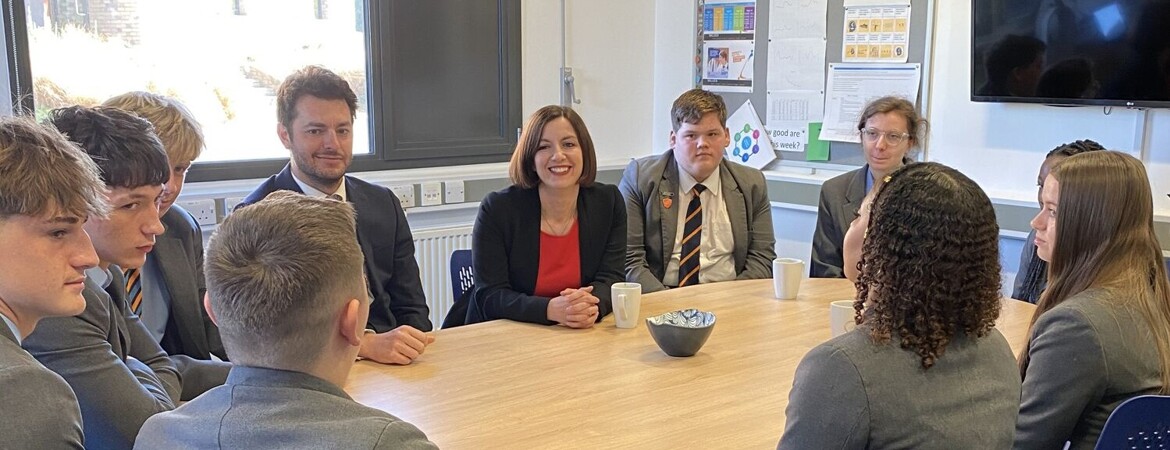 Visit from Secretary of State