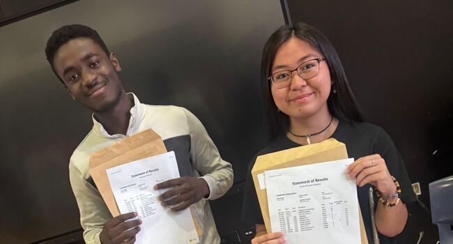 GCSE Results Day Celebrations Image