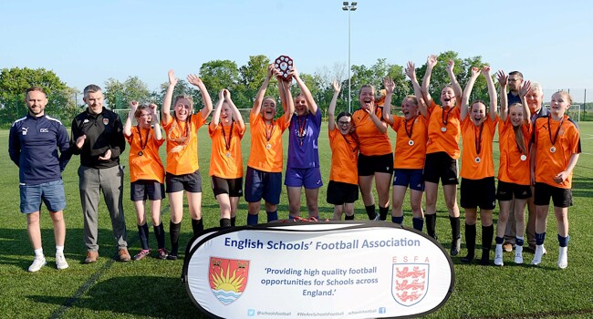Chantry Academy celebrates monumental success in girls' football Image