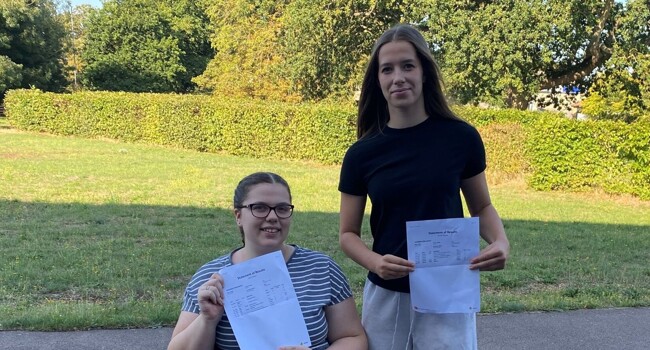 Celebrating A Level results Image