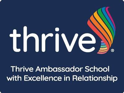 Thrive excellence in relationship logo digital