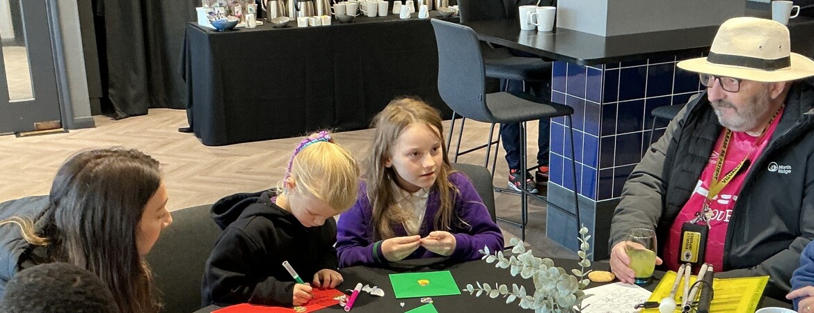 Primary pupils join "Senior Blues" at Portman Road