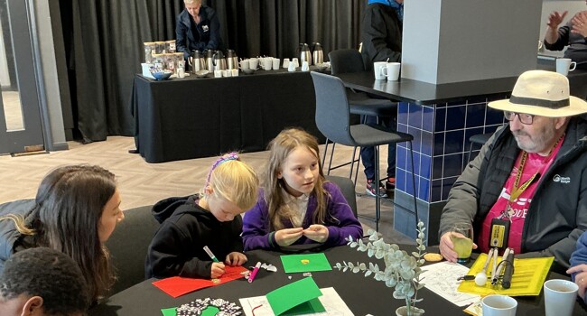 Primary pupils join "Senior Blues" at Portman Road Image