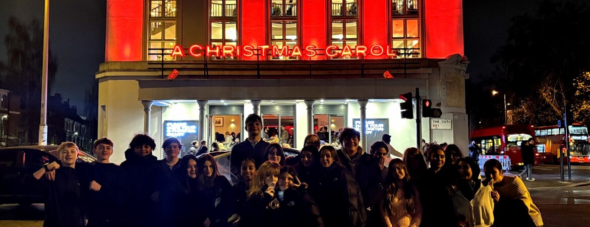 Year 10 Visit to the Old Vic Theatre to watch A Christmas Carol