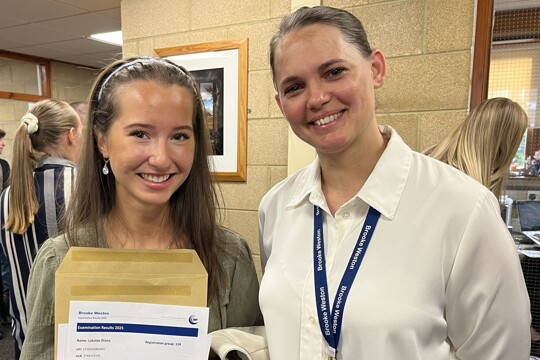 Students & Teachers celebrating GCSE Results