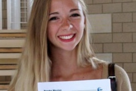 Alumni   Paige celebrates her BWA exam results PNG