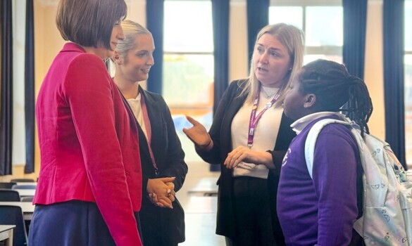 Breakfast Club visitors at Compass Primary Academy Image