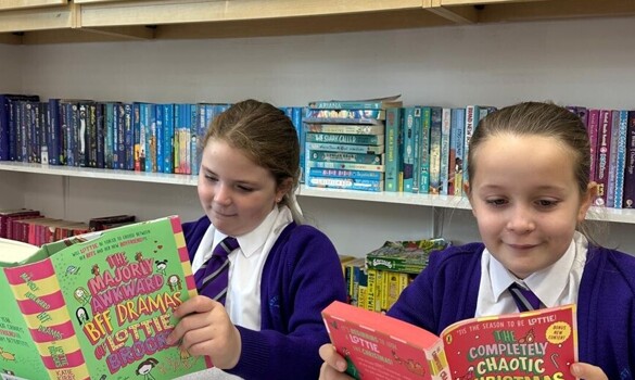 Gretton pupils inspired by PSA's  new reading resources Image