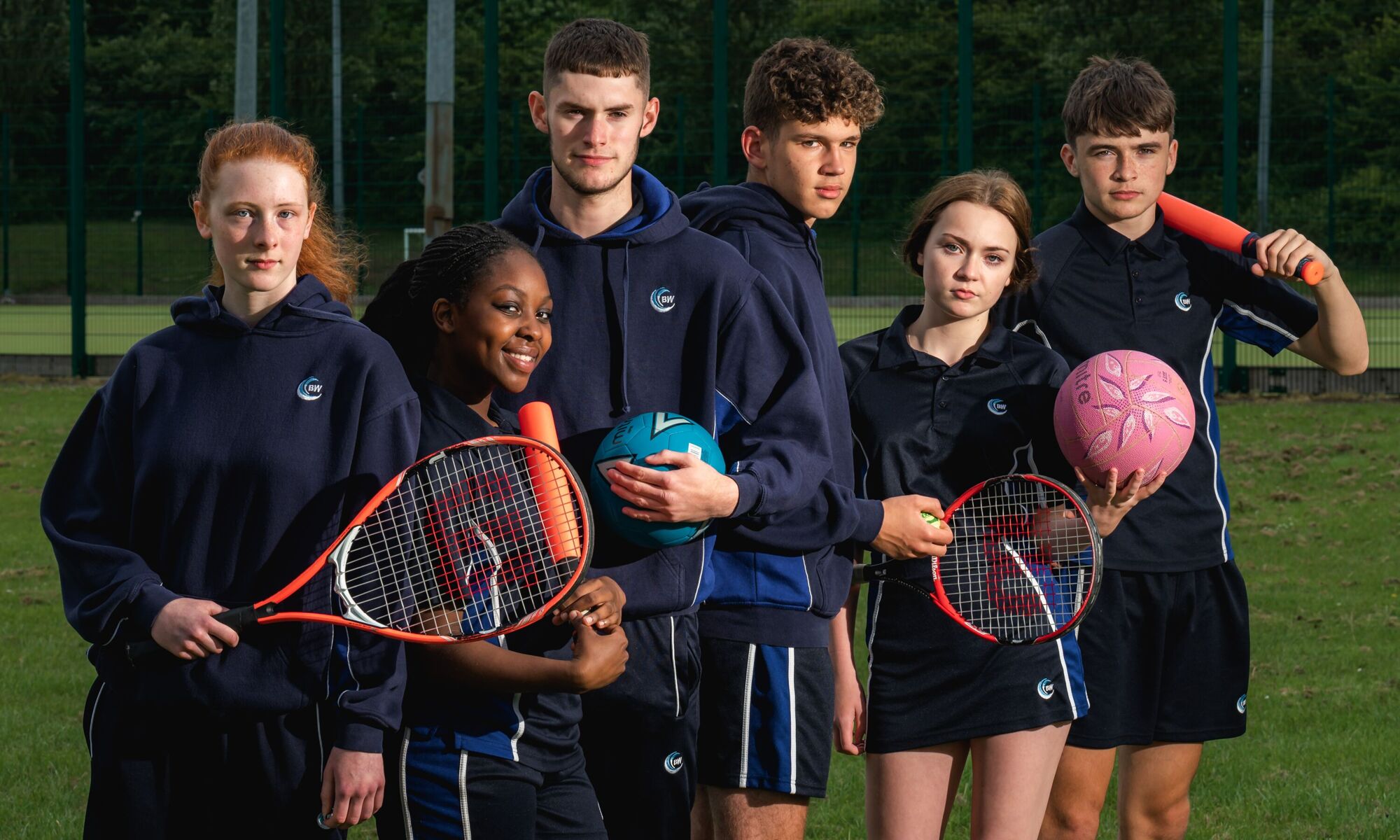 Brooke Weston Trust pupils in PE kit