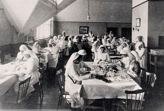 LCHS used as war depot 1916