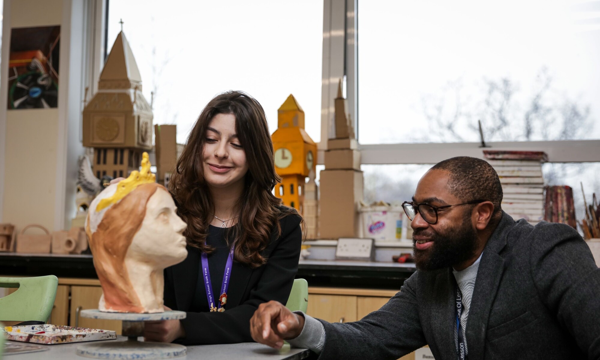 RVHS student in design and technology