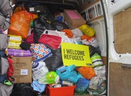 Van full of donations for refugees in Greece 768x576