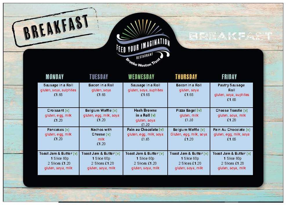 Bfast Menu   Sept 25