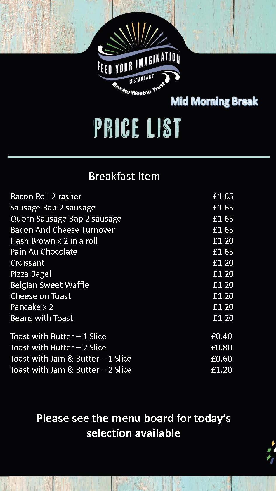Price List