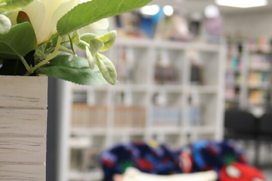Corby Technical School - Library display