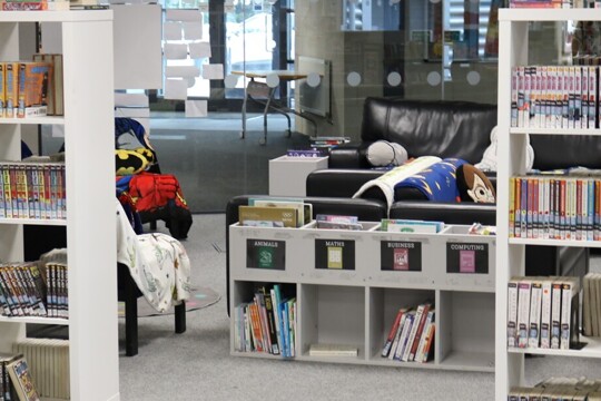 Corby Technical School - Library display