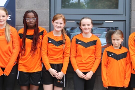 Corby Technical School - KS3 girls football team
