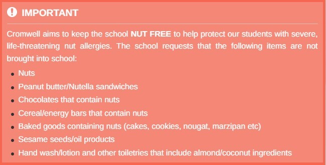 Nut Free