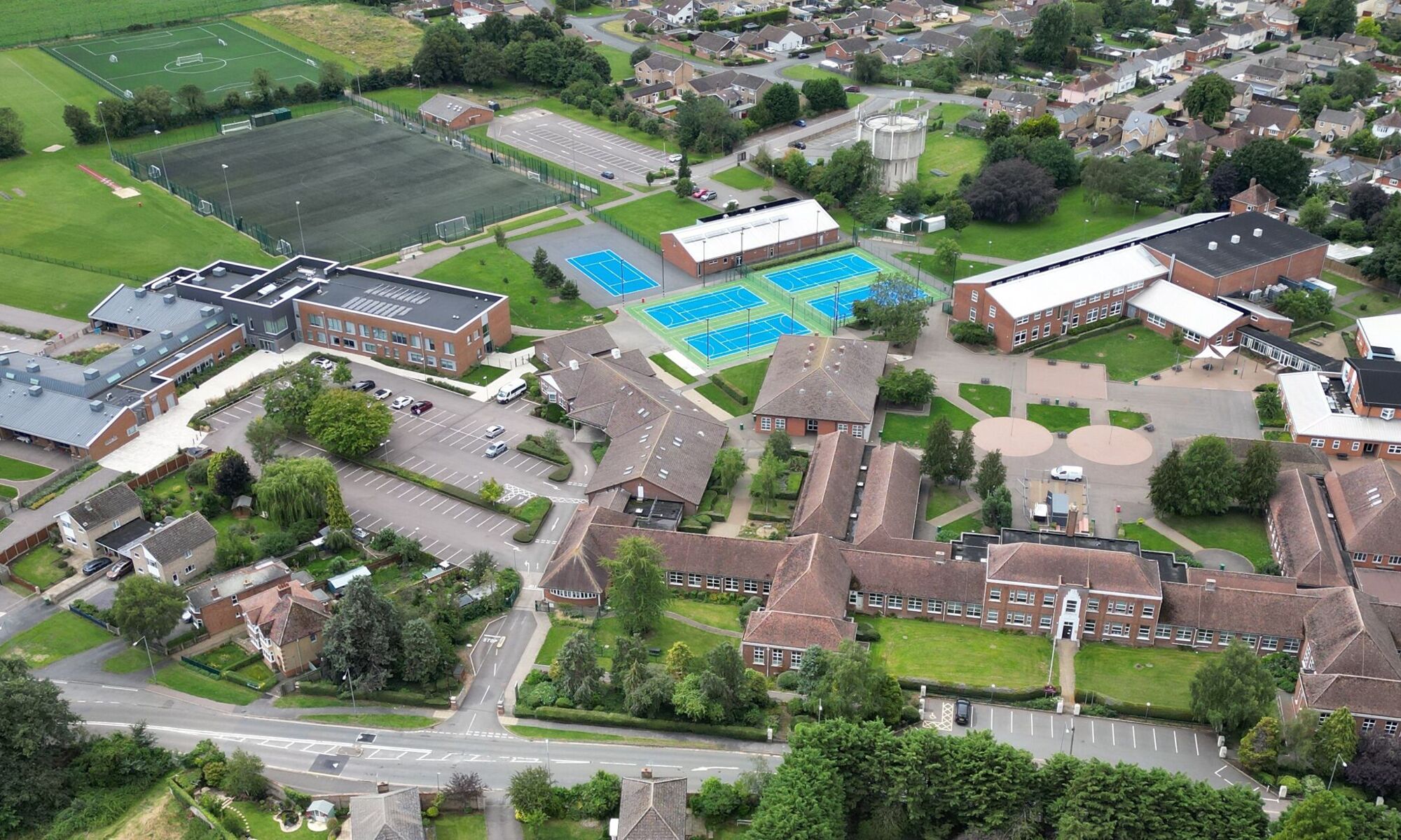 Aerial Shot of Cromwell Community College