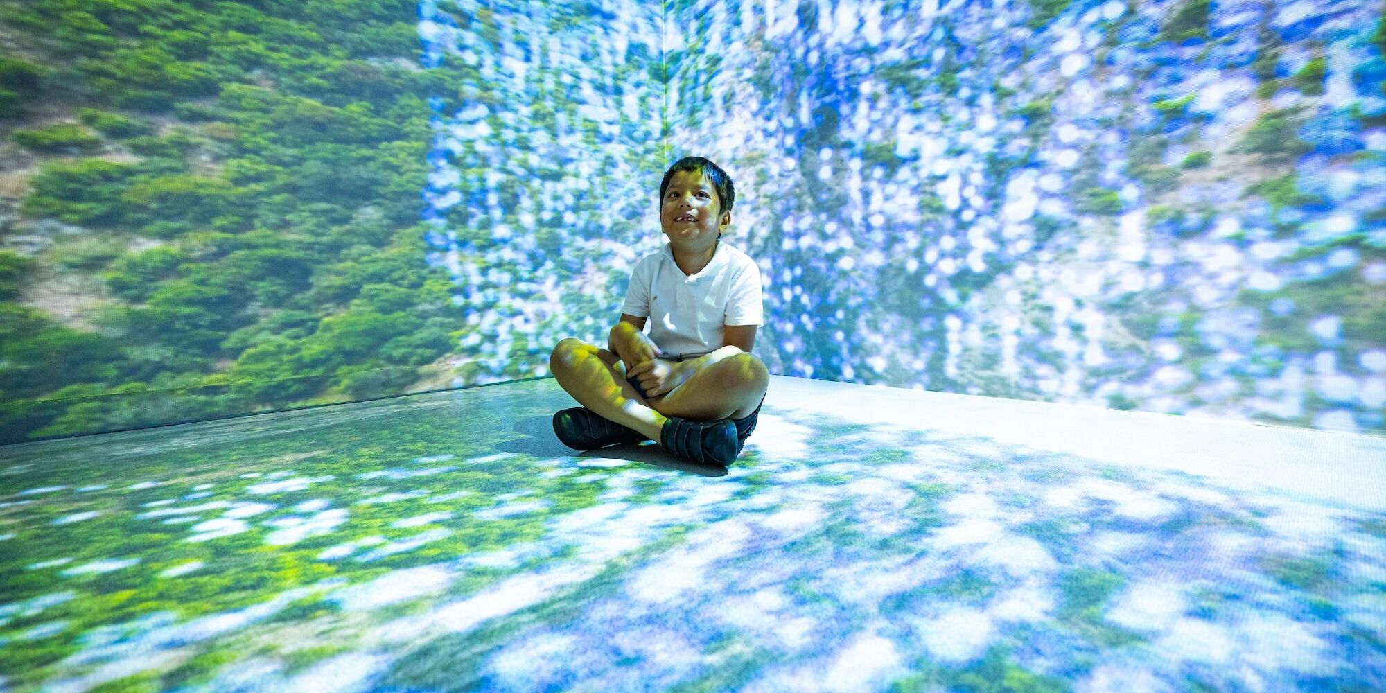 Ellesmere Student in sensory room