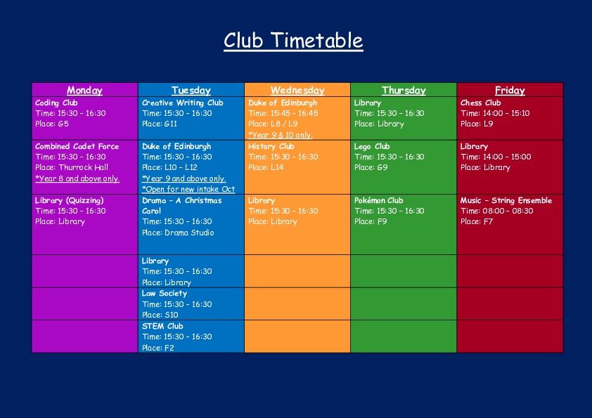 Club TT Poster 2025 26