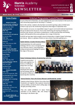 HAOC Newsletter December 2025