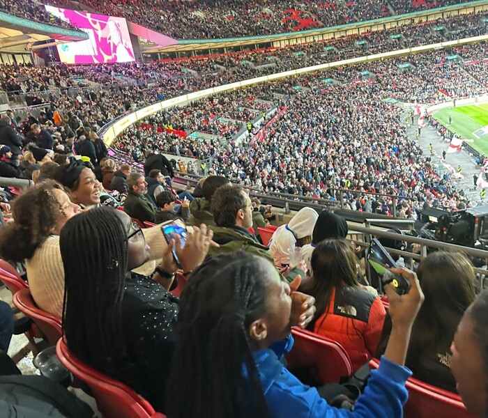 Students Enjoy an Unforgettable Day at Wembley Stadium Image