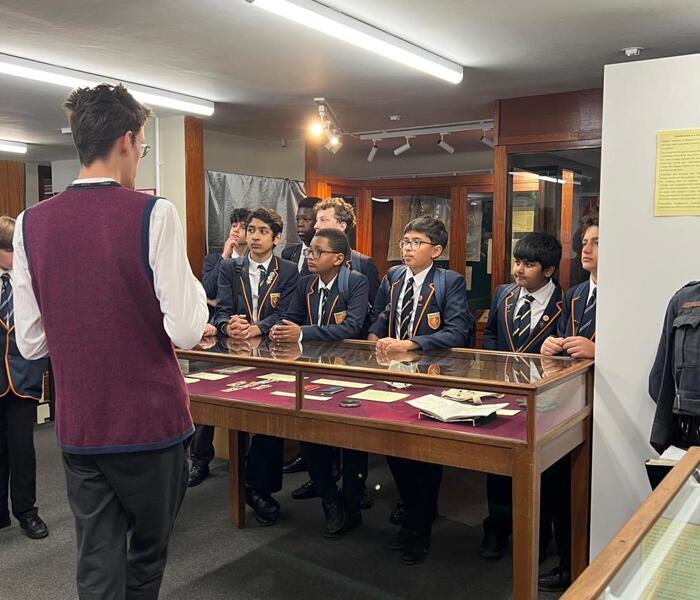 Students Visit Dulwich College Libraries Image