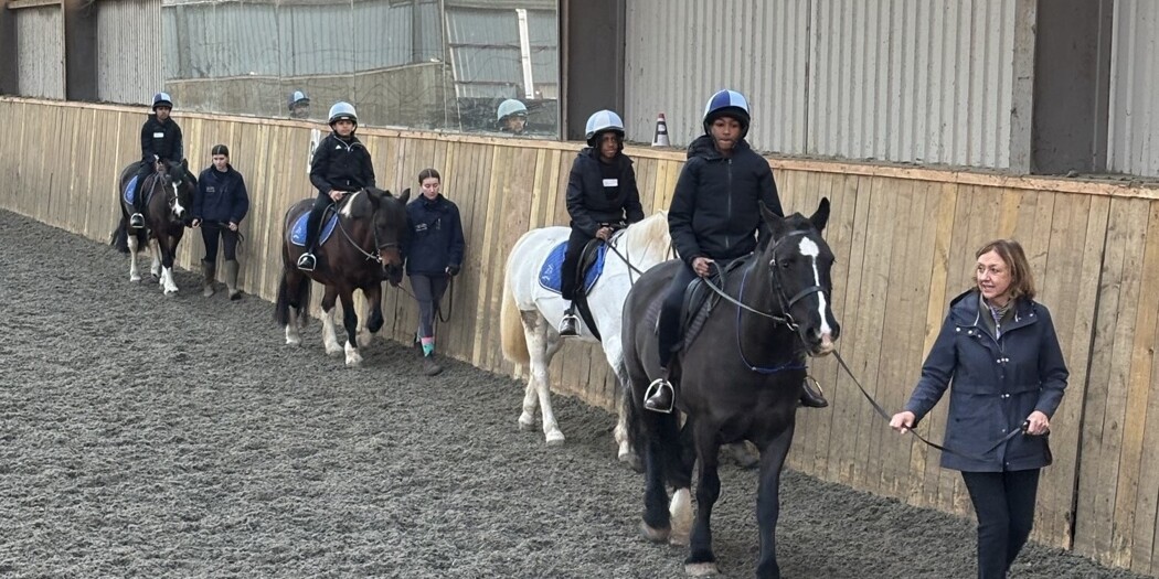 At the Riding A Dream Academy in Newmarket