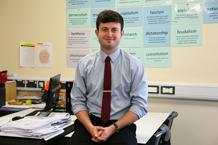 Mr Handley, Teacher Image