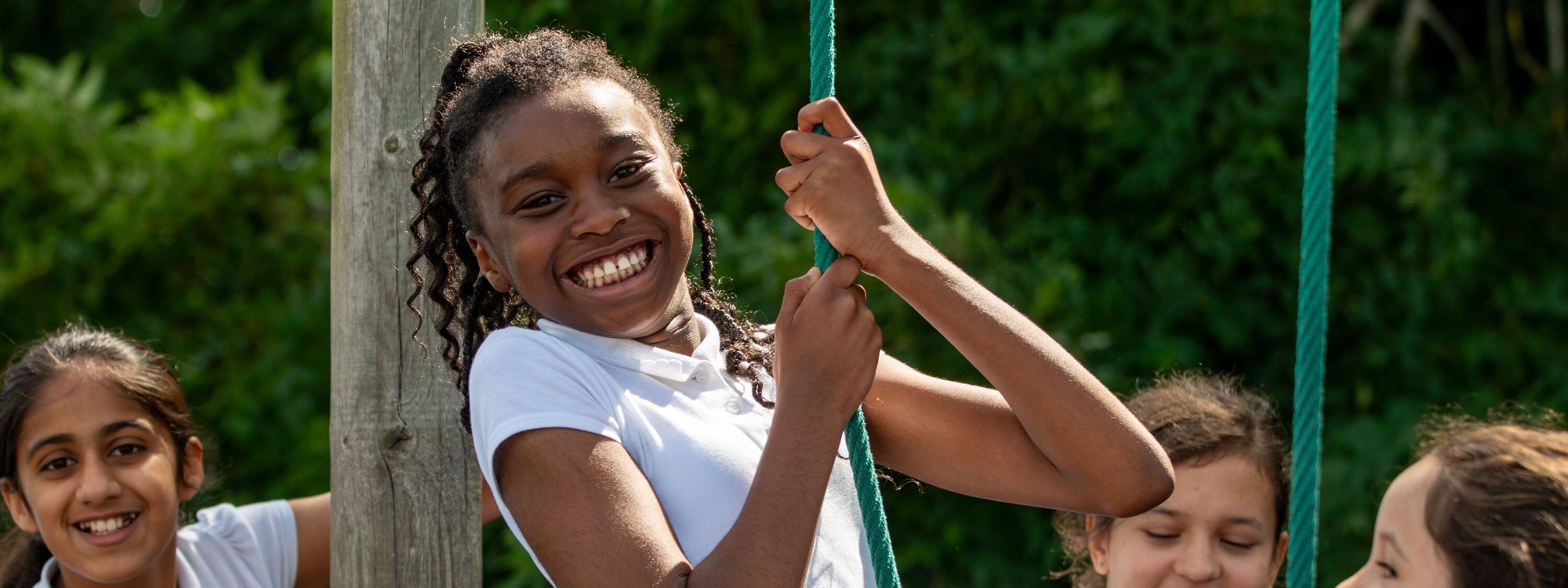 Joydens Wood Infant and Junior Schools Student in Playground