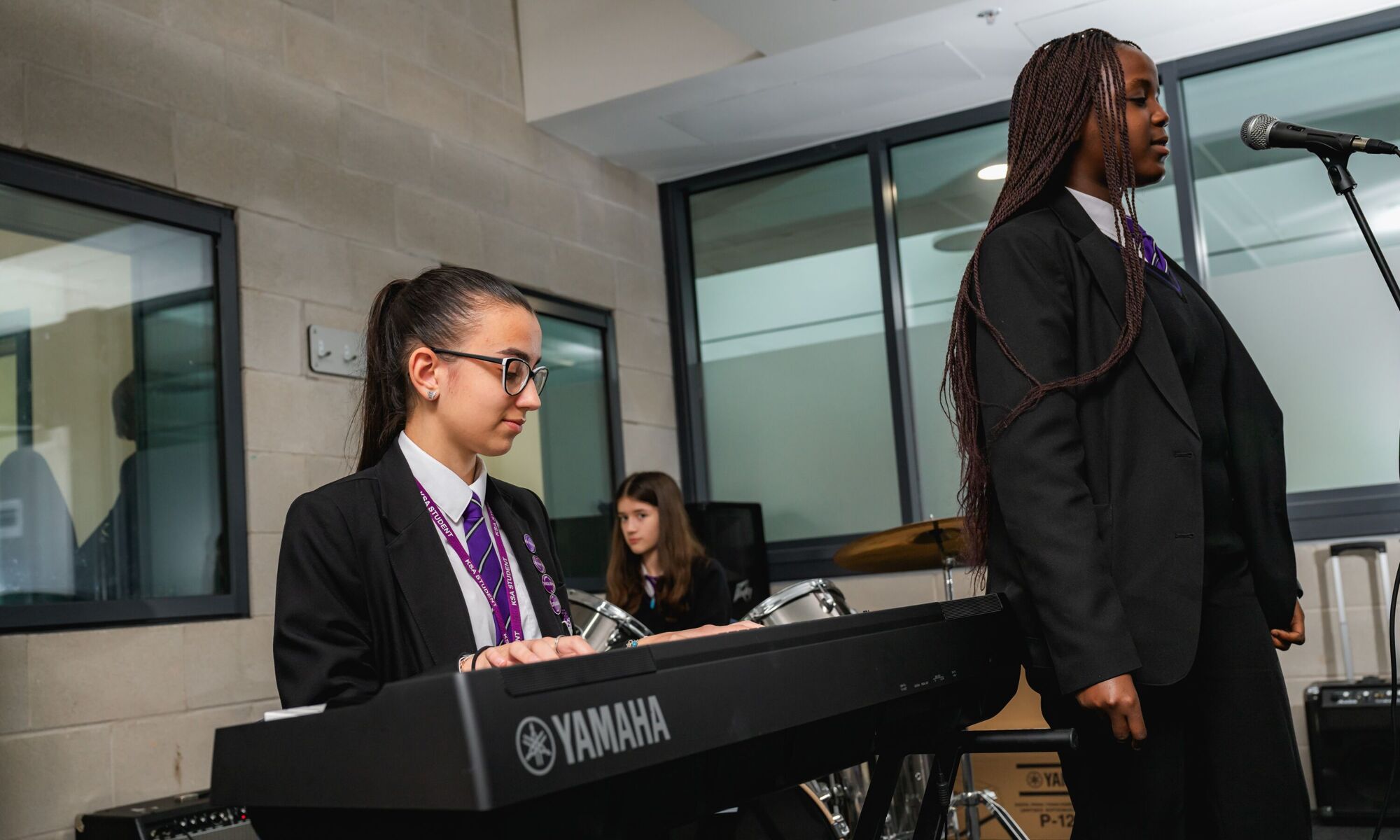 Kettering Science Academy - 3 music students