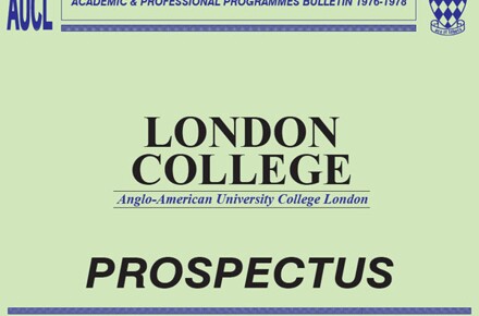 Prospectus Cover 1976 1978