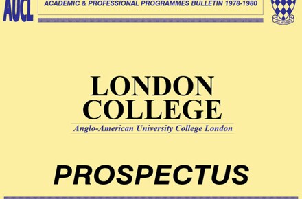 Prospectus Cover 1978 1980