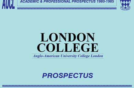Prospectus Cover 1980 1985