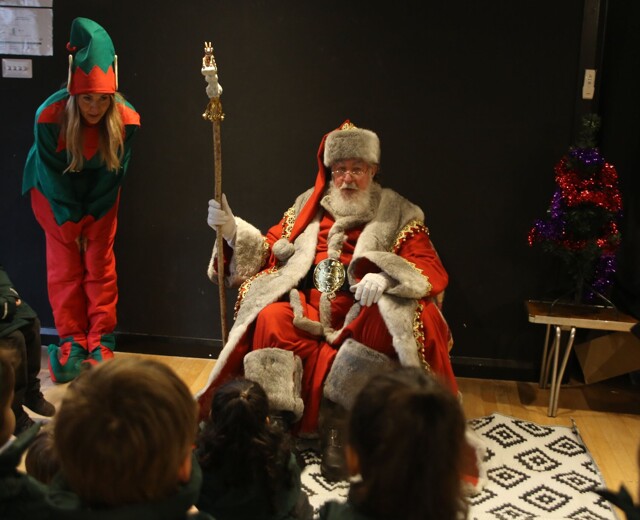 Santa's visit to Coopersale Hall Image