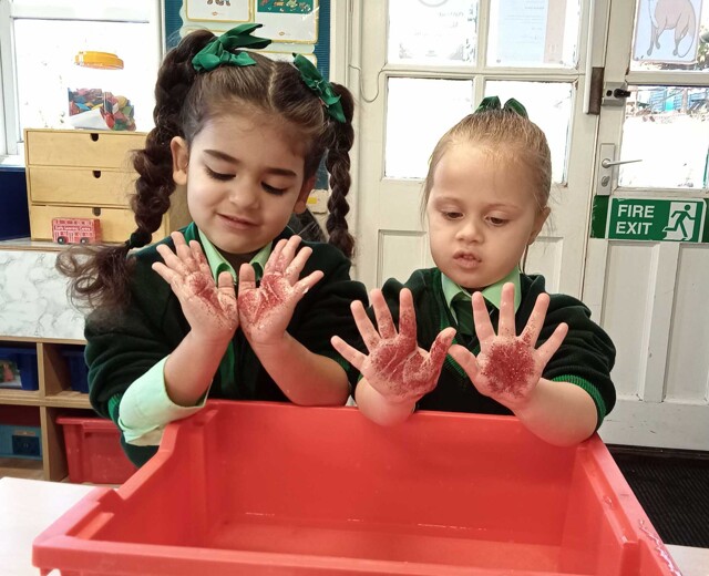 Upper Kindergarten learn about Germs Image