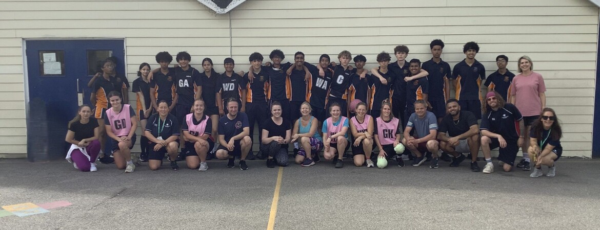 Staff vs. Pupil Netball Match