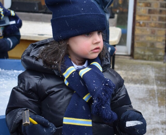 EYFS have fun in the snow! Image