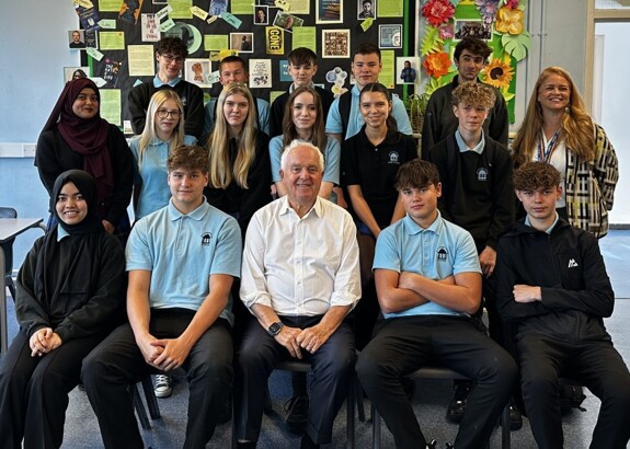Lord Parry Mitchell Brings Politics to Life for Patcham High Citizenship Students Image