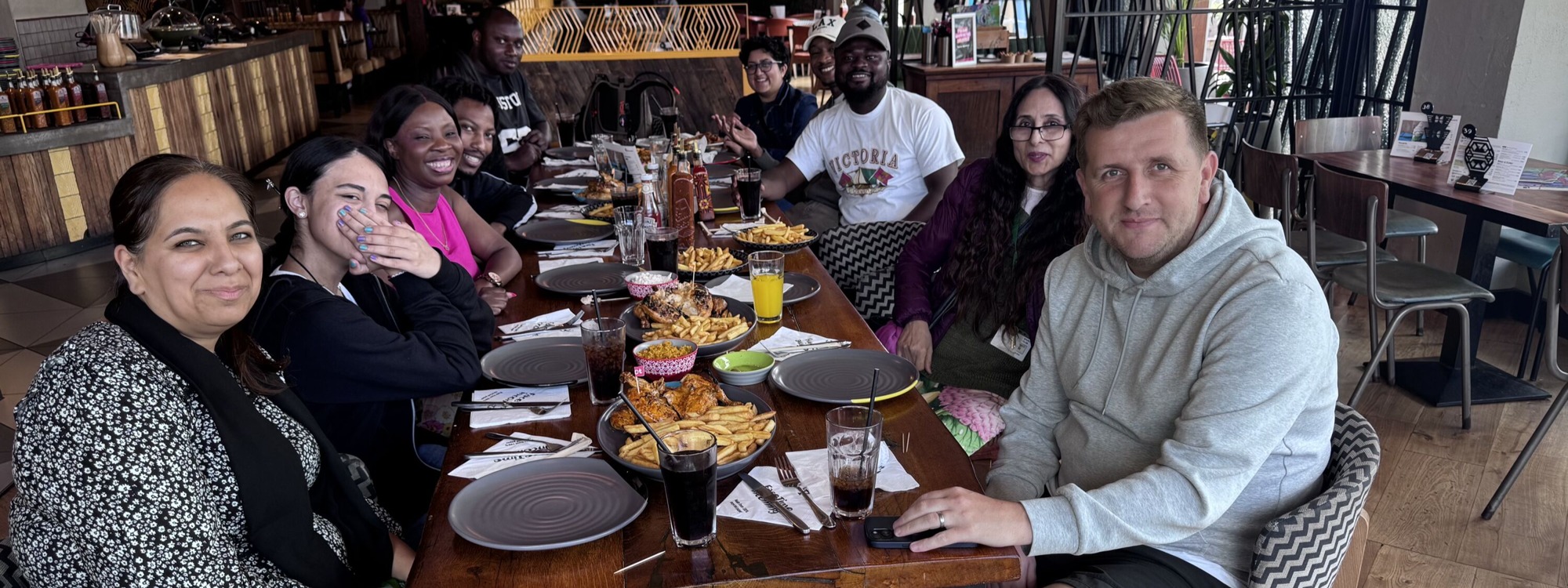 Rise College Students on trip