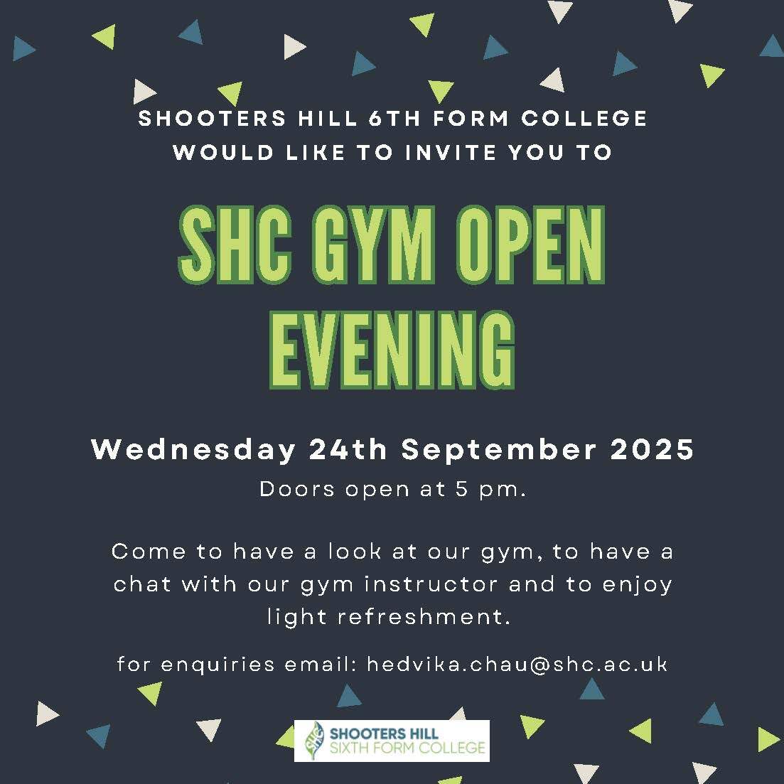 SHC Gym Event September 2025