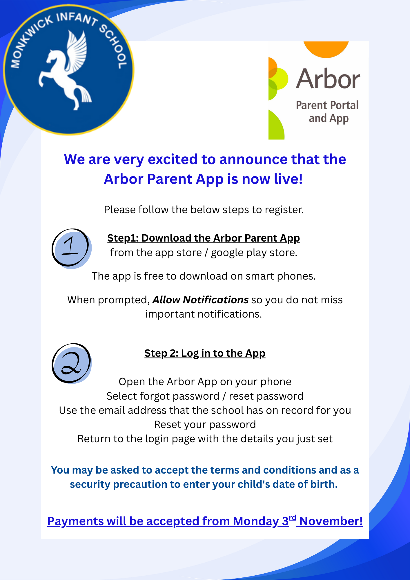 Arbor app download steps