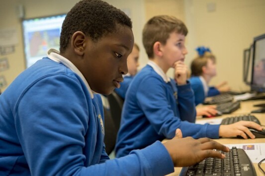 Monkwick Infant   Student in Class 2