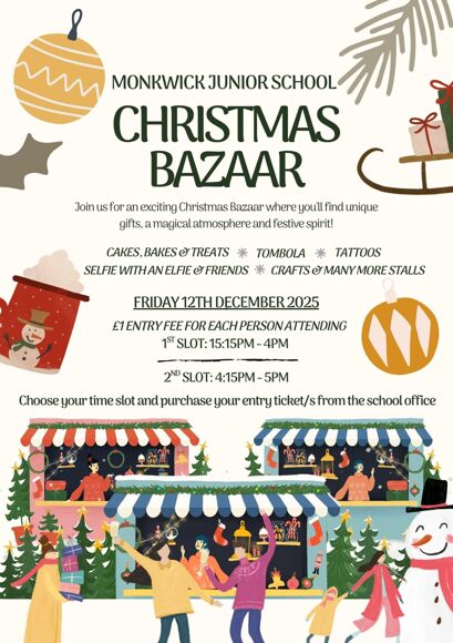 Green and Red Cute Illustrative Christmas Fair Poster (1) (2)