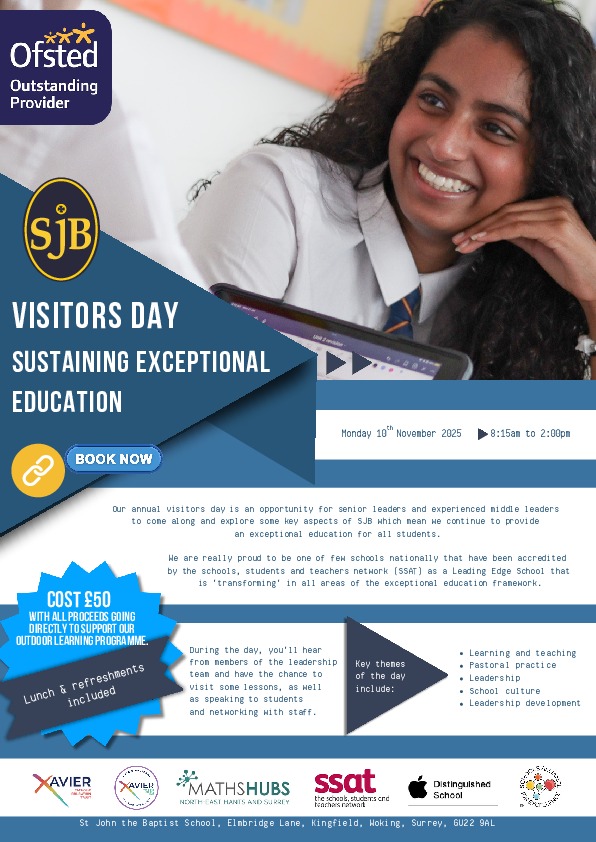 SJB Visitors Day 10.11.25