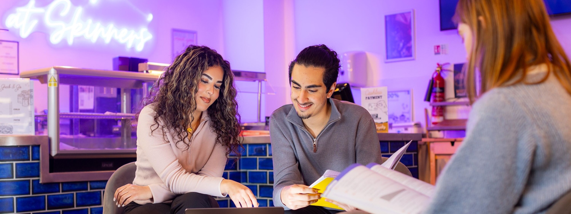 Skinners Academy Hackney Sixth Form Students Working Together