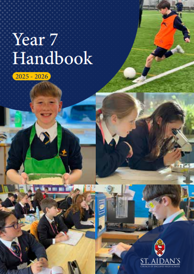 Year 7 Handbook front cover
